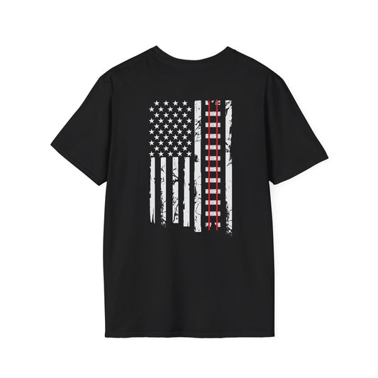 Railroad American Flag T-Shirt