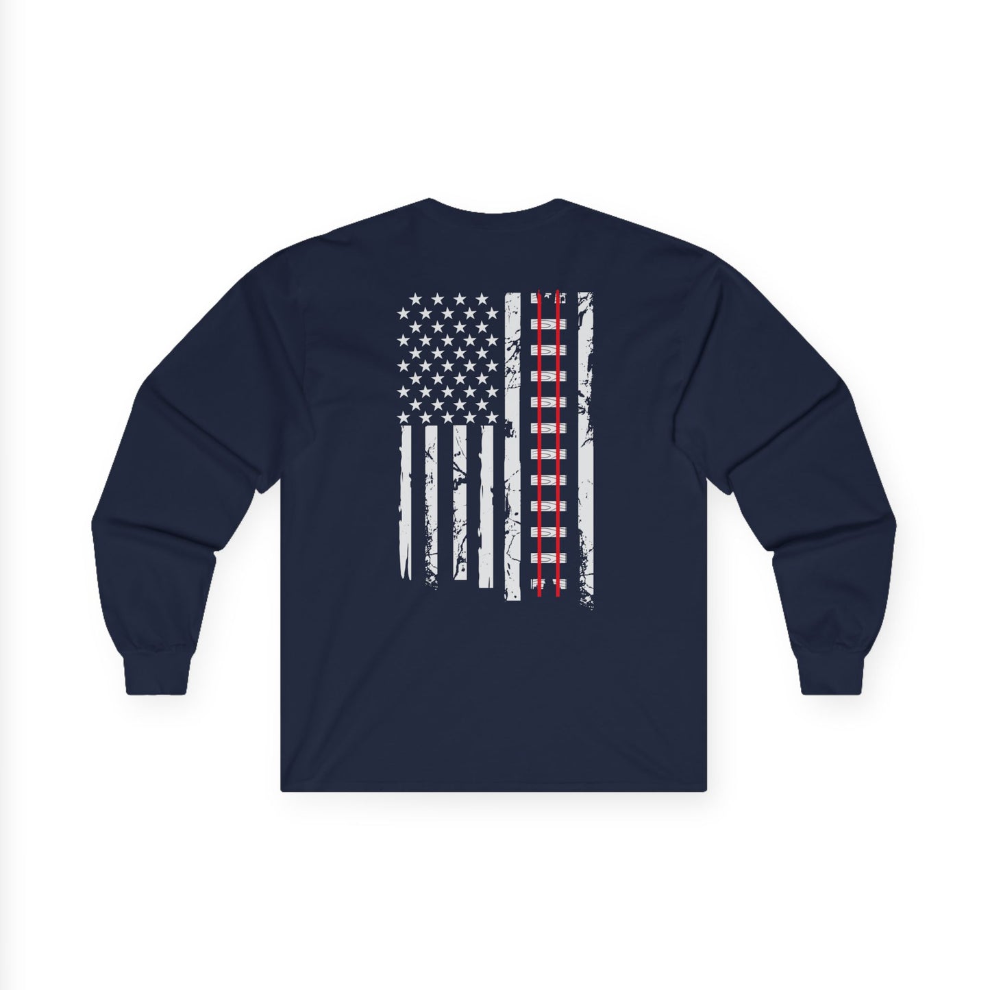 Railroad American Flag Long Sleeve