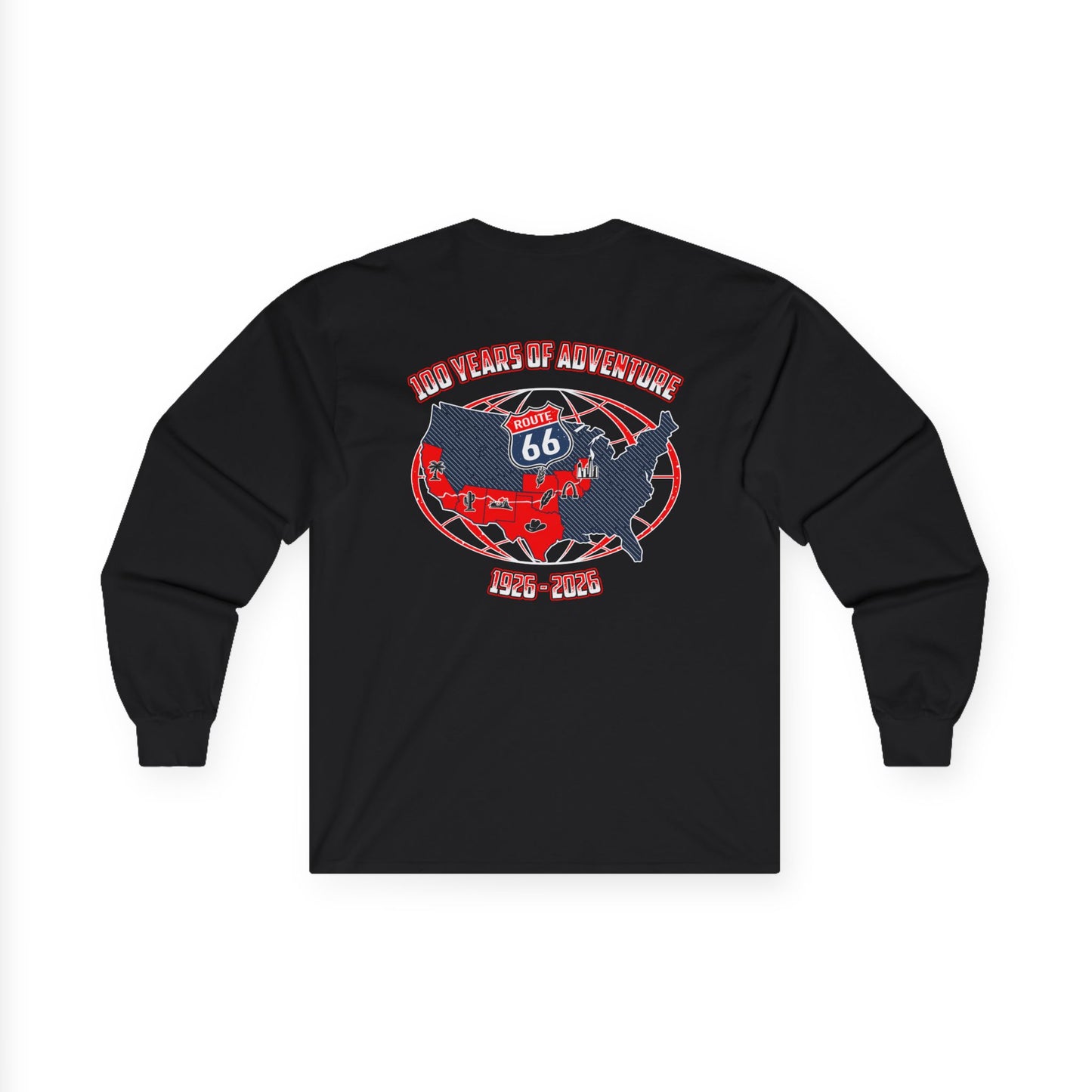 Route 66 100 Years of Adventure Long Sleeve Tee
