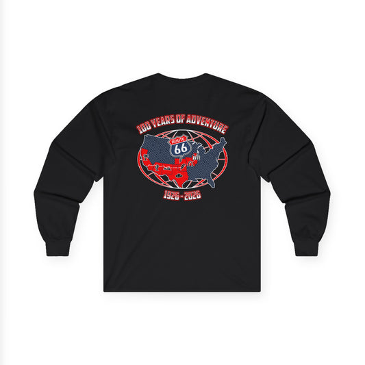 Route 66 100 Years of Adventure Long Sleeve Tee