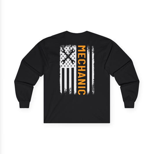 Mechanic American Flag Long Sleeve