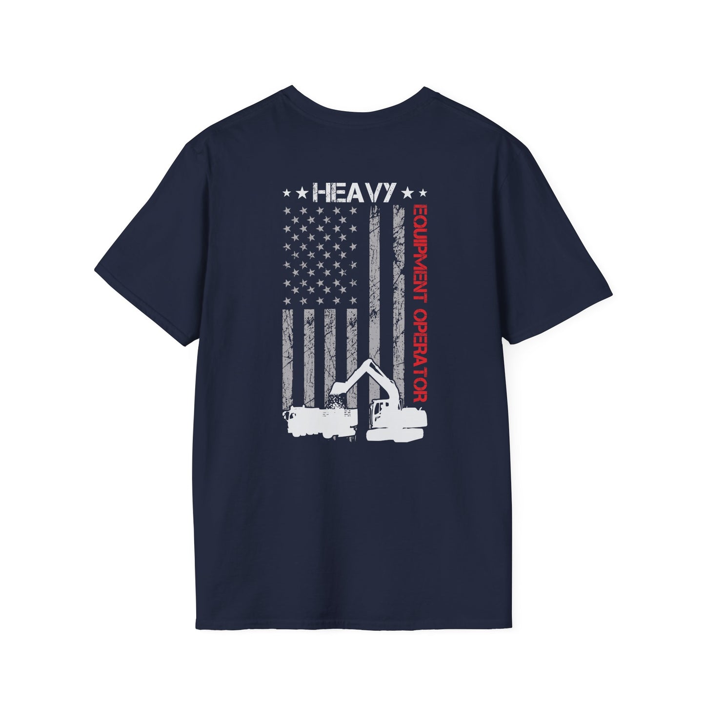 Heavy Equipment Operator American Flag T-Shirt