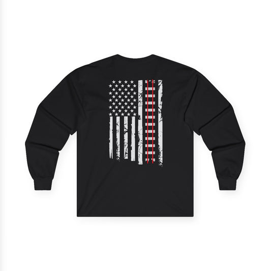 Railroad American Flag Long Sleeve