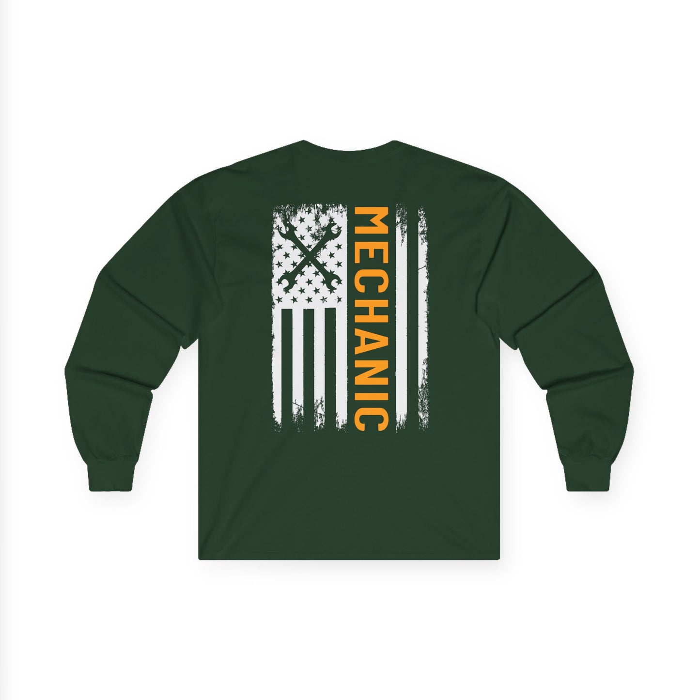 Mechanic American Flag Long Sleeve