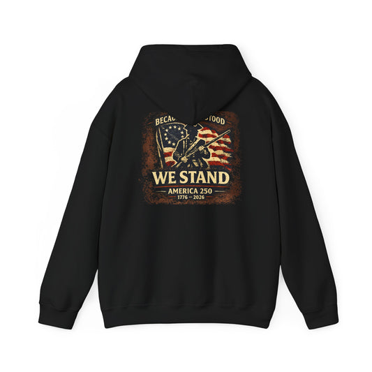 Because They Stood – America 250 Heritage Hoodie