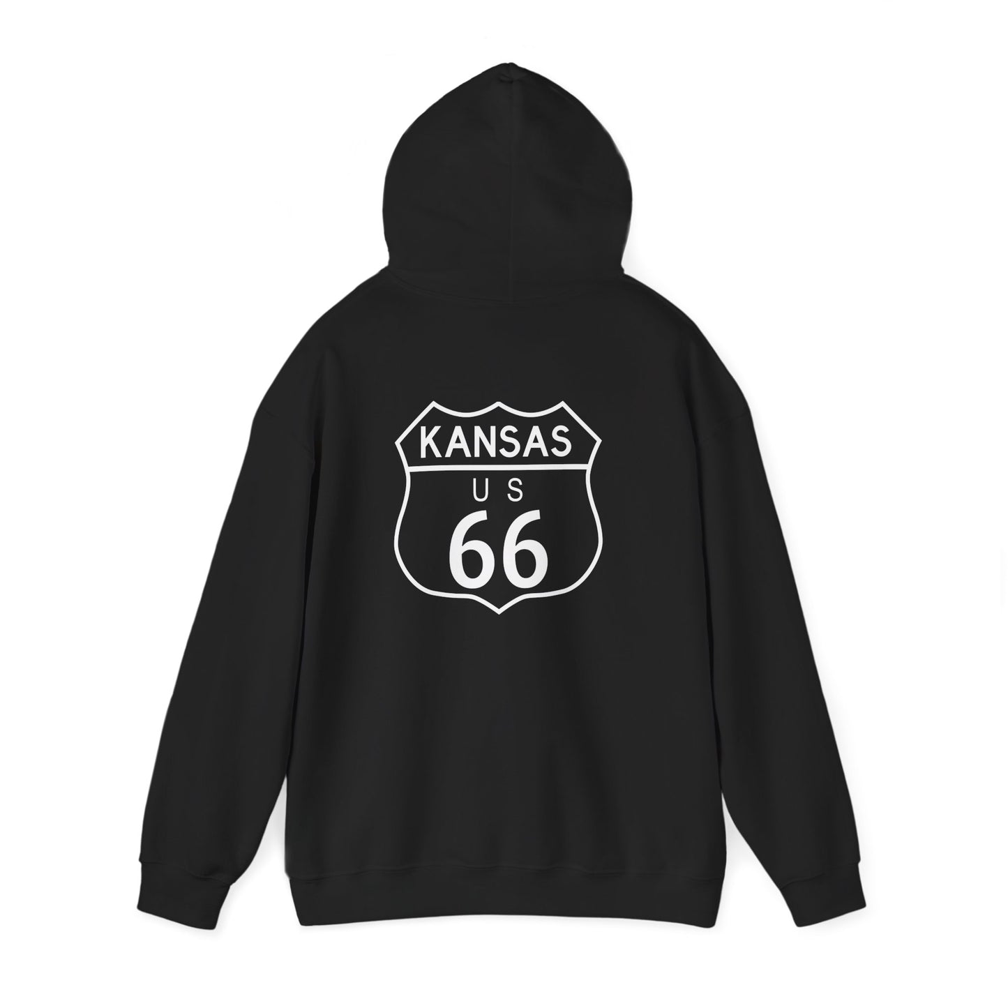 Kansas Route 66 Hoodie Sweatshirt