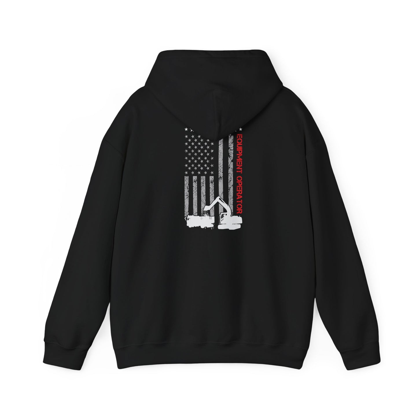 Heavy Equipment Operator American Flag Hoodie