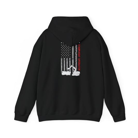 Heavy Equipment Operator American Flag Hoodie