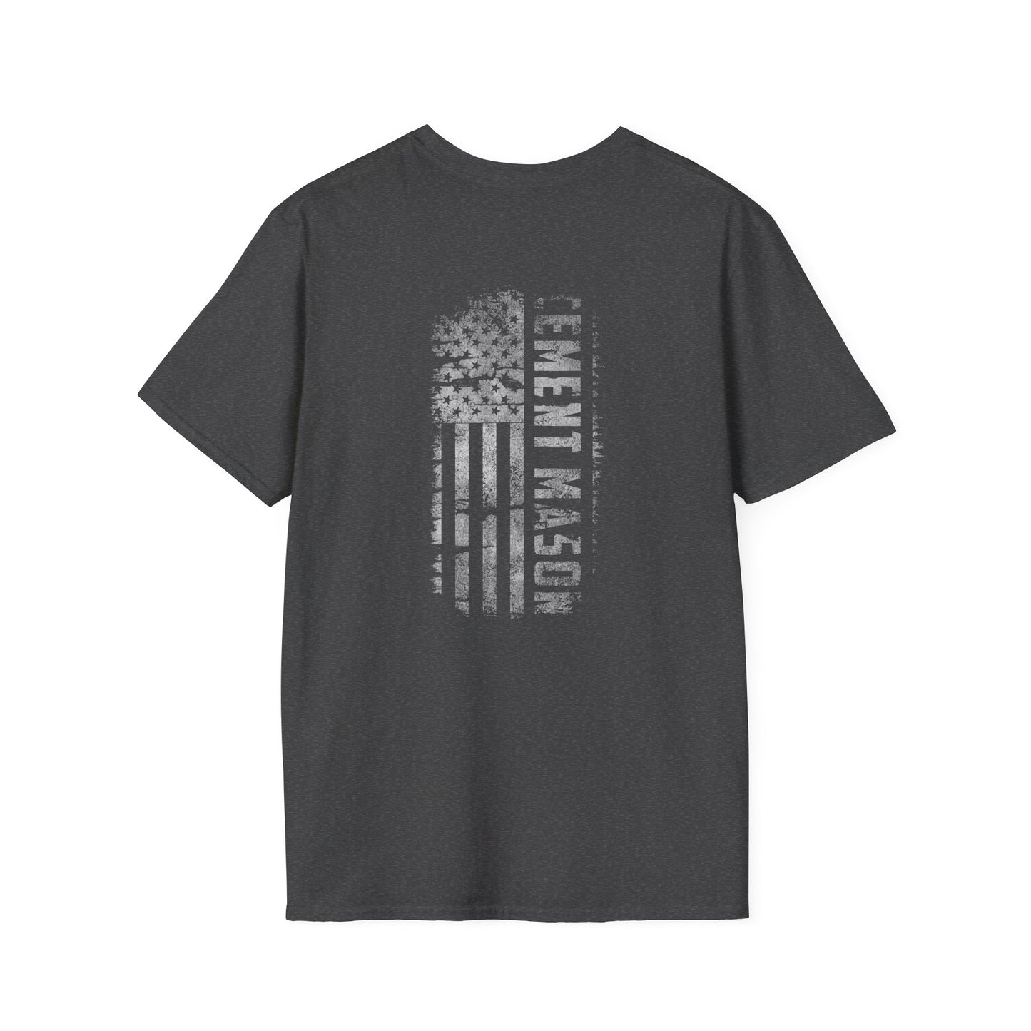 Cement Mason American Flag T-Shirt